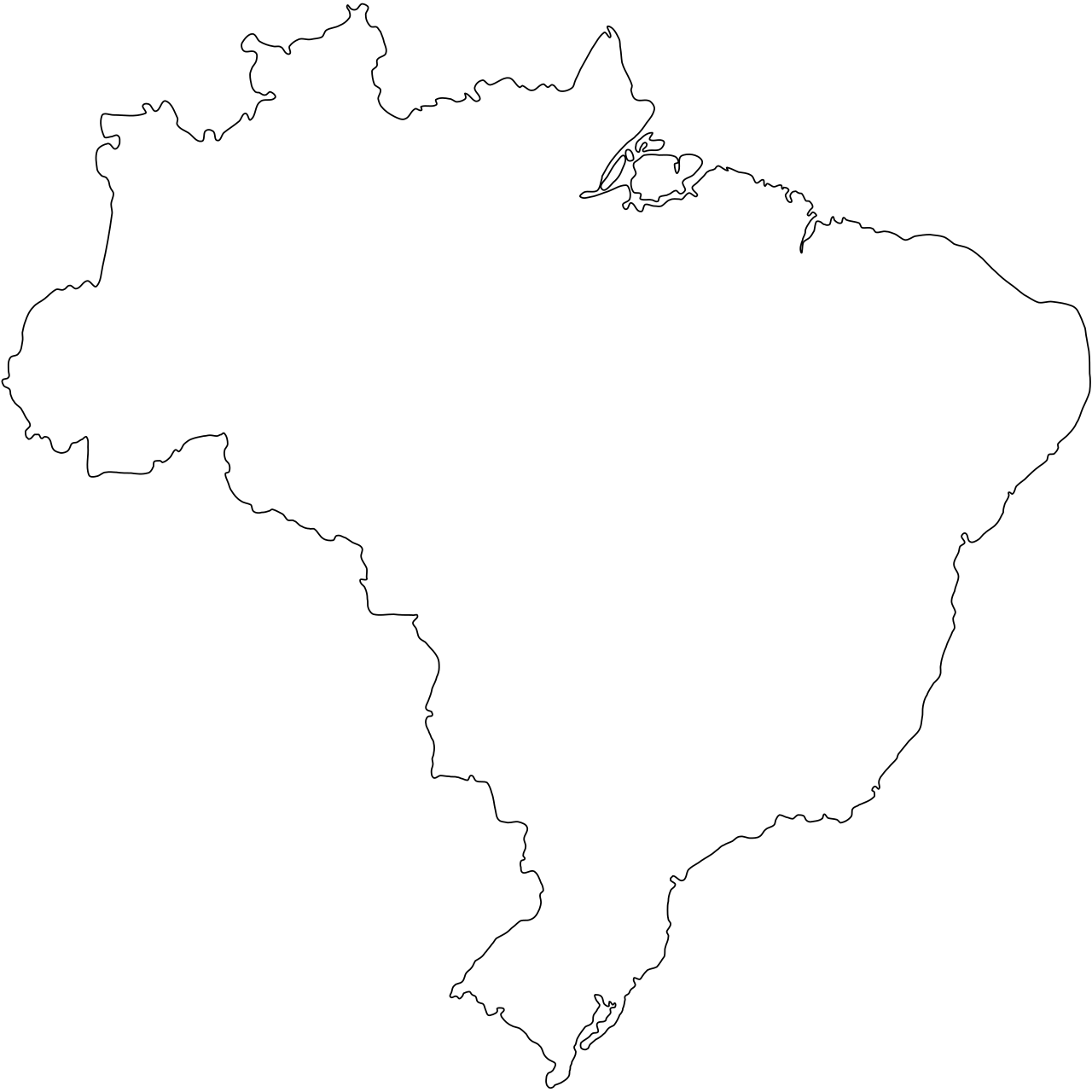 Mapa do Brasil representando a visão de expansão nacional da Conecta
